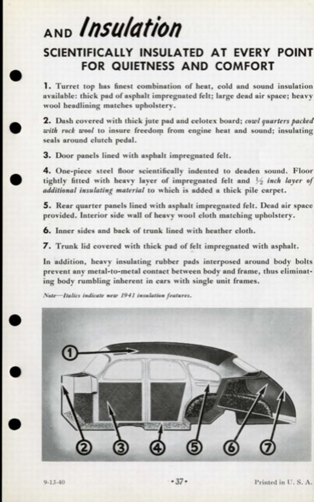 1941 Cadillac Salesmans Data Book Page 32